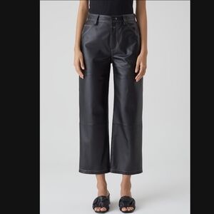 Closed Neige Pants Lambskin Leather Black 24